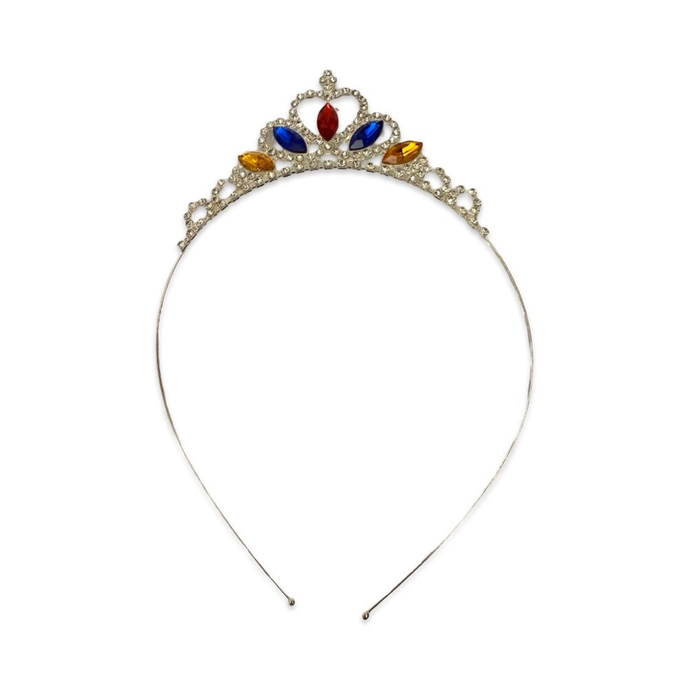 Gemstone and Faux Diamond Princess Tiara / Headband - Never Worn